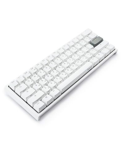 კლავიატურა Ducky Keyboard  One 2 Mini, Cherry Blue, RGB LED, RU PBT, White , 2 image - Primestore.ge