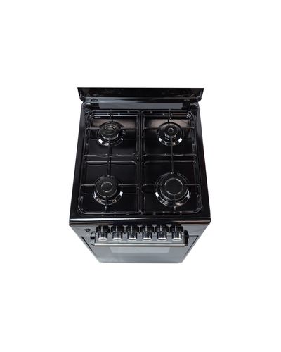 Gas stove Oz OE 5040 BL OSE50X50B4 Coocker, 4Gas, Oven-Electric, 50x50x85, Black, Top metal, 2 image