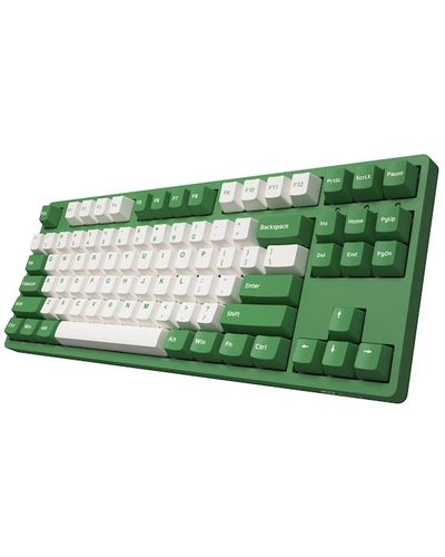Keyboard Akko Keyboard 3087 Matcha Red Bean Cherry MX Blue, RU, Green, 5 image