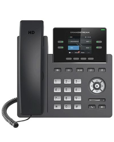 IP phone Grandstream GRP2612 Carrier-Grade IP Phones 2+2 line keys 2 SIP accounts 16 Digital BLF and Speed Dial keys HD