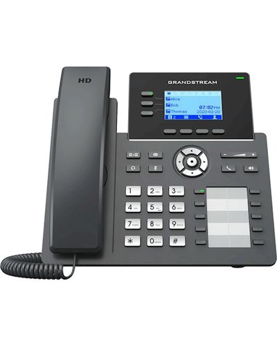 IP ტელეფონი Grandstream GRP2604P Carrier-Grade IP Phones 3 lines 6 SIP accounts 10 BLF keys Dual 10/100/1000 Mbps  - Primestore.ge