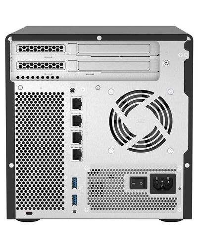 Server 6-Bay QuTS hero NAS built-in 2 M.2 NVMe Gen3 x4 port SATA 6G Xeon D-1602 2.5GHz 8GB ECC RAM 4 x 2.5GbE iSCSI RAID 01 5 6 10 5+spare 6+sp, 4 image