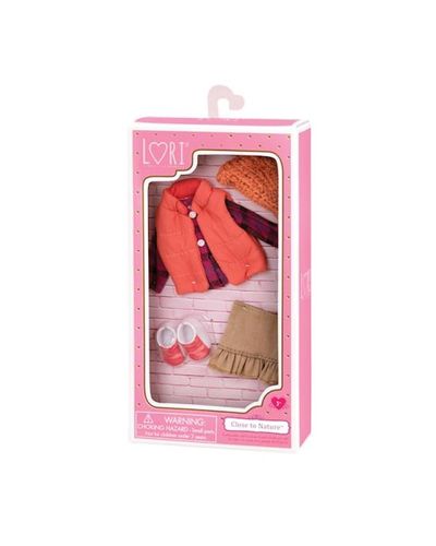 Doll Clothes LORI 6" DOLL PUFFER VEST OUTFIT