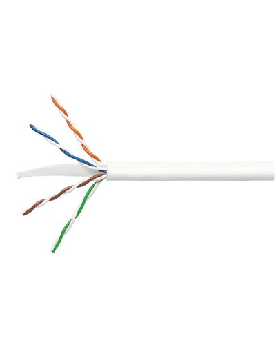 Cable NETCONNECT CS44Z3 WHT 4/23 C6A F/FTP 500M RL  - Primestore.ge