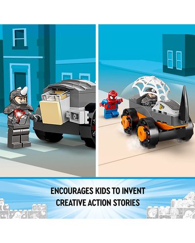 Toy Lego LEGO Marvel Hulk vs. Rhino Truck Showdown, 3 image