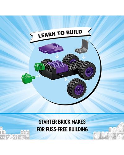Toy Lego LEGO Marvel Hulk vs. Rhino Truck Showdown, 4 image