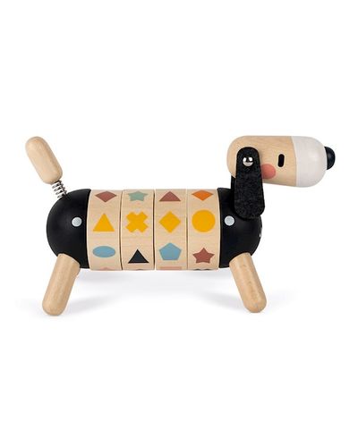 Toy dog Janod Sweet Cocoon Shapes And Colors Dog, 2 image