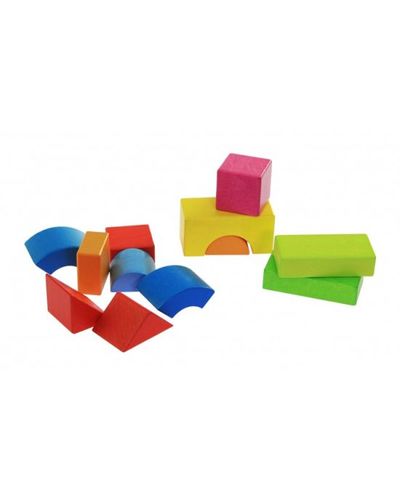 სამაგიდო თამაში Goki Building blocks Rainbow 58624 , 2 image - Primestore.ge