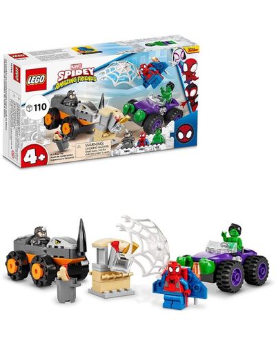 სათამაშო ლეგო LEGO Marvel Hulk vs.Rhino Truck Showdown  - Primestore.ge