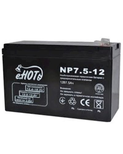 Primestore.ge - უწყვეტი კვების ბლოკის აკუმულატორი ENOT NP7.5-12 battery 12V 7.5 Ah