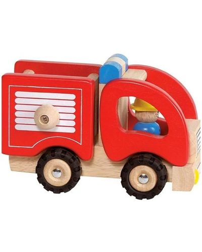 Wooden fire machine goki Machine wooden Fire (red) 55927G
