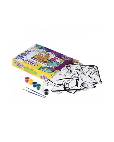 გასაფერადებელი ფაზლი აკრილის საღებავებით Same Toy Paint Puzzle Game 2101Ut , 2 image - Primestore.ge