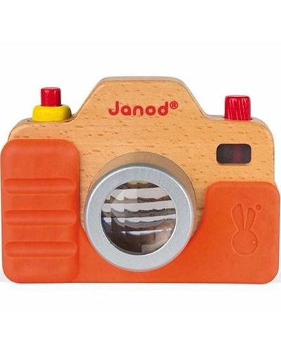 სათამაშო ხის ფოტოაპარატი Janod Camera with sound J05335  - Primestore.ge