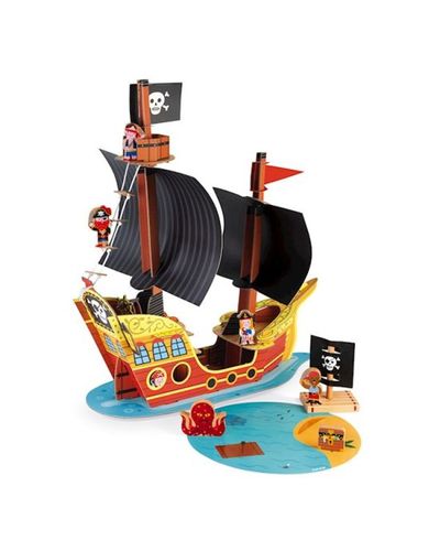 Toy pirate ship Janod Story Pirate Ship, 4 image