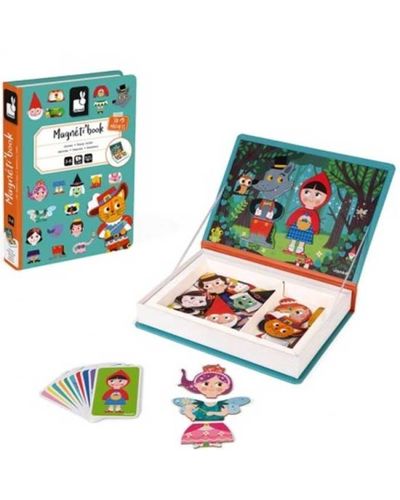 Logic game Janod Fairy Tales Magnetic book