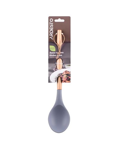 სილიკონის კოვზი Ardesto Spoon Midori, silicone, wood , 2 image - Primestore.ge