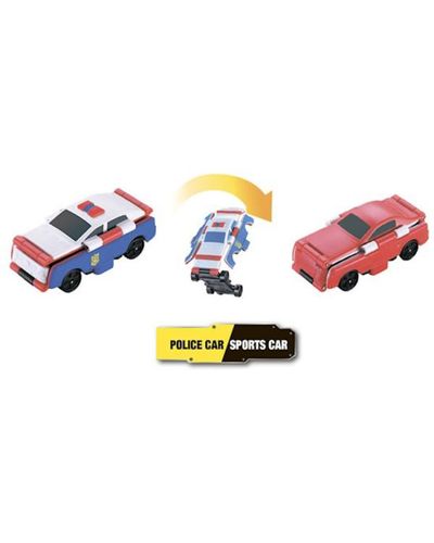 Toy car TransRacers Police car & Sports Car, 2 image