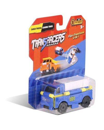 სათამაშო მანქანა TransRacers Cargo Truck & Loading Truck  - Primestore.ge