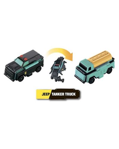 სათამაშო მანქანა TransRacers Jeep & Tanker Truck , 2 image - Primestore.ge