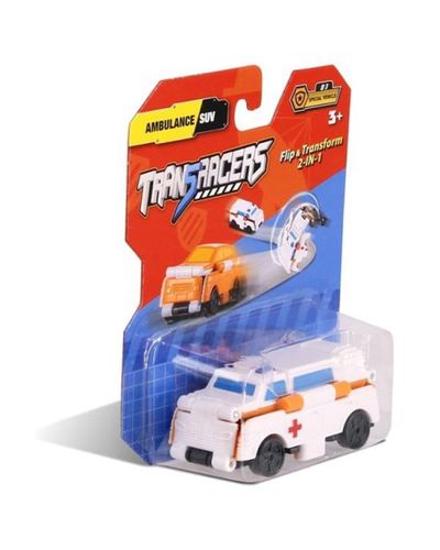 სათამაშო მანქანა TransRacers Ambulance & SUV  - Primestore.ge