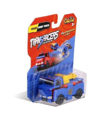 სათამაშო მანქანა TransRacers Crane & Dump truck  - Primestore.ge