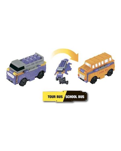 Toy Car TransRacers Tour Bus & School Bus, 2 image