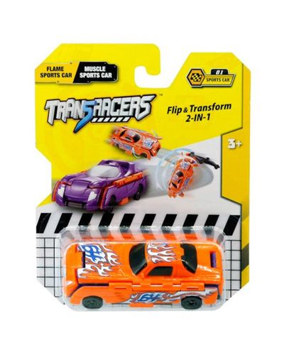 Toy Car TransRacers 2-in-1 Flip Vehicle- Sports Car