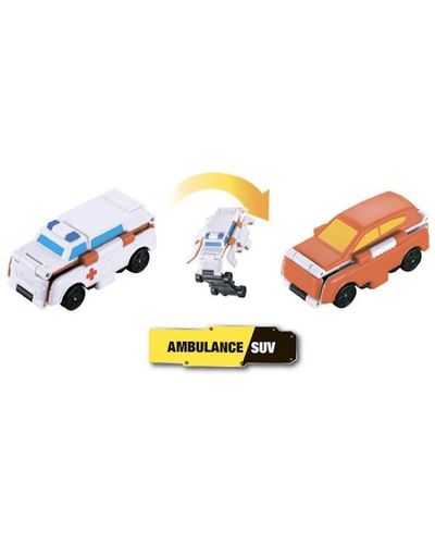 სათამაშო მანქანა TransRacers Ambulance & SUV , 2 image - Primestore.ge