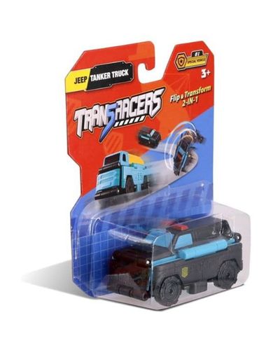 Toy car TransRacers Jeep & Tanker Truck