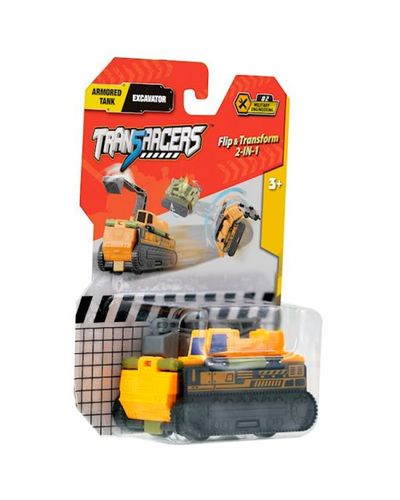 Toy Car TransRacers 2-in-1 Flip Vehicle- Tank