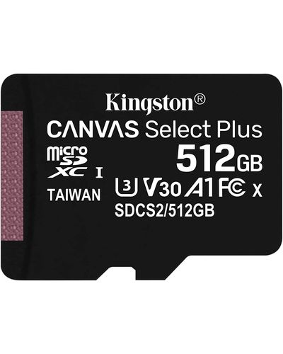 მეხსიერების ბარათი Kingston 512GB microSDXC Canvas Select Plus 100R A1 C10 Card , 2 image - Primestore.ge