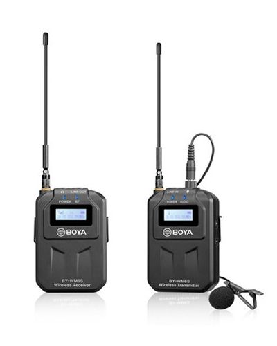 მიკროფონი BOYA BY-WM6S UHF Wireless microphone  - Primestore.ge