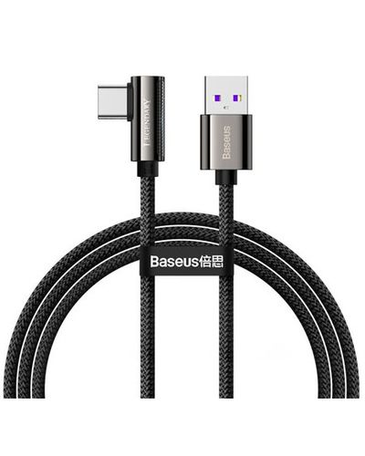 კაბელი Baseus Legend Series Elbow Fast Charging Data Cable USB to Type-C 66W 1m CATCS-B01  - Primestore.ge