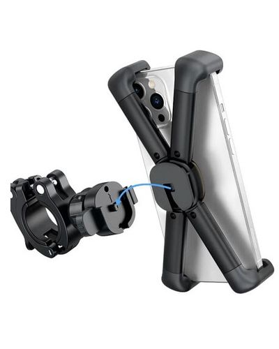 მობილურის სამაგრი Baseus Quick To Take Cycling Holder Applicable for Bicycle and Motorcycle SUQX-01 , 4 image - Primestore.ge