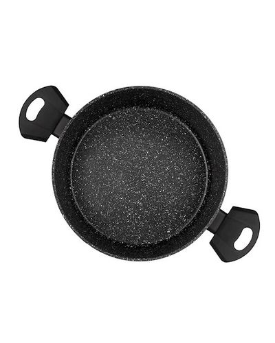 Kettle Ardesto Casserole Gemini Anzio, glass lid, 2.2 l, black, aluminum, 3 image