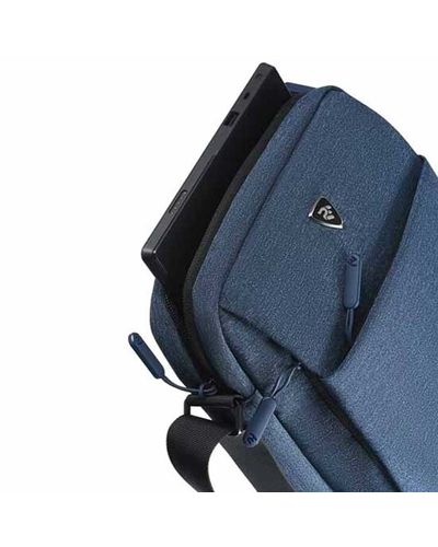 ლეპტოპის ჩანთა 2E Vertical Bag 2E, Melange 10", Navy-Blue , 2 image - Primestore.ge