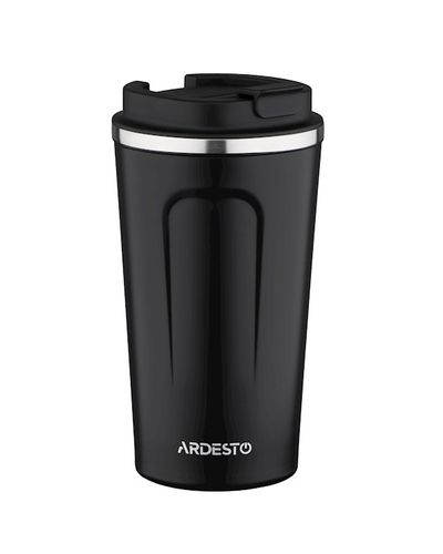 თერმოსი Ardesto Travel mug Urban 500 ml, black, s/s  - Primestore.ge