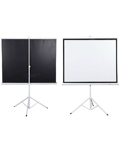 Projector screen with stand ALLSCREEN TRIPOD PROJECTION SCREEN 160X160CM HD FABRIC 89 inch CTP-6363, 2 image
