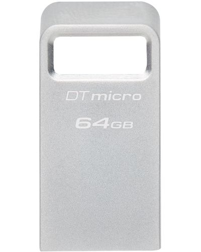 USB ფლეშ მეხსიერება Kingston 64GB USB 3.2 Gen1 DT Micro R200MB/s Metal  - Primestore.ge