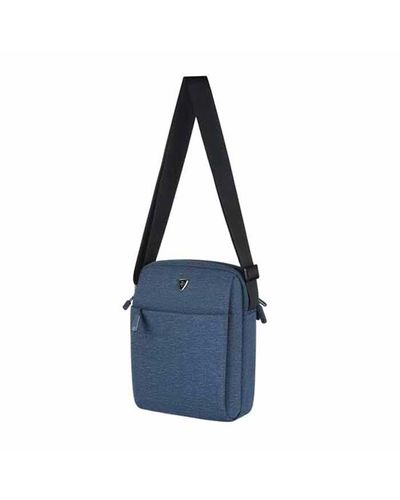 ლეპტოპის ჩანთა 2E Vertical Bag 2E, Melange 10", Navy-Blue , 4 image - Primestore.ge