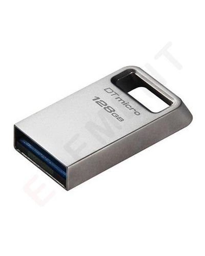 USB ფლეშ მეხსიერება Kingston 128GB USB 3.2 Gen1 DT Micro R200MB/s Metal , 2 image - Primestore.ge