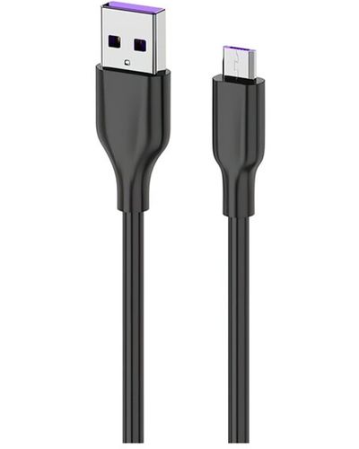 კაბელი 2E Cable USB-A - microUSB Glow 1m Black  - Primestore.ge