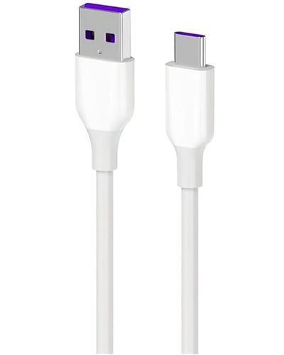Cable 2E Cable USB-A - USB-C Glow 1m White