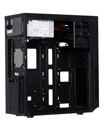 პროცესორის ქეისი 2E Computer case ALFA (E1802) MidT, 2xUSB3.0,2xUSB3.0,metal perforated (side panel),without PSU,black , 4 image - Primestore.ge