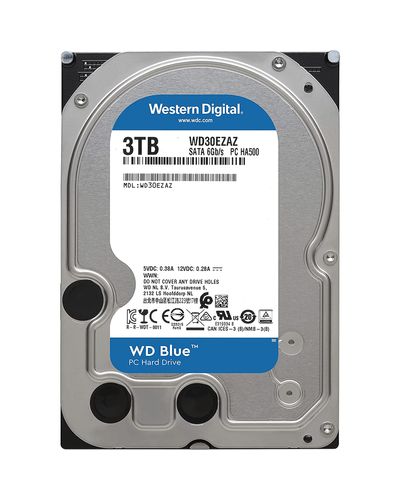 Hard drive WD 3TB 3.5" 5400 256MB SATA Blue, 2 image