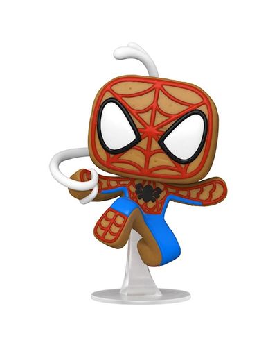 სათამაშო საკოლექციო ფიგურა Funko POP! Bobble Marvel Holiday Gingerbread Spider-Man 50664 , 2 image - Primestore.ge