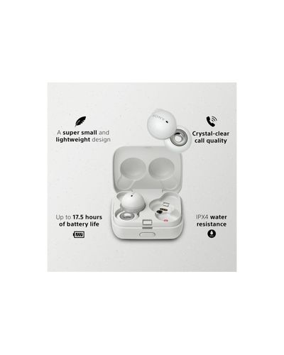 Headphone Sony WF-L900 LinkBuds White (WFL900W.E) (92487511), 6 image