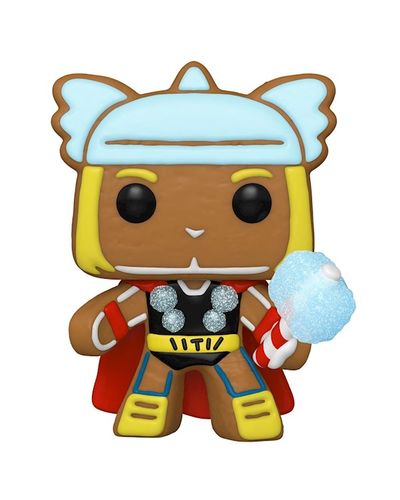 სათამაშო საკოლექციო ფიგურა Funko POP! Bobble Marvel Holiday Gingerbread Thor 50663 , 2 image - Primestore.ge