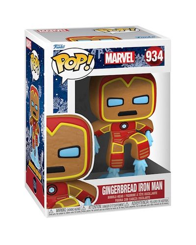 Toy collectible figure Funko POP! Bobble Marvel Holiday Gingerbread Iron Man 50658