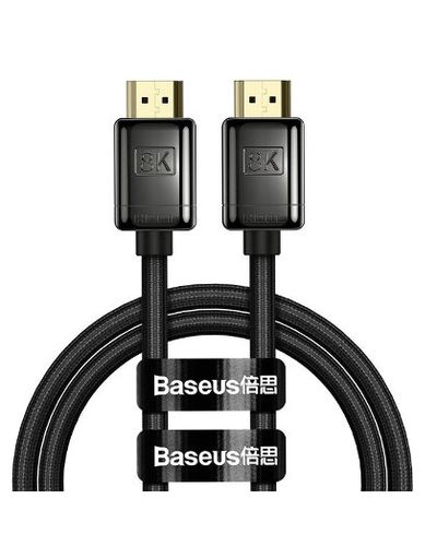 კაბელი Baseus High Definition Series HDMI 8K to HDMI 8K Adapter Cable 3m WKGQ000201  - Primestore.ge